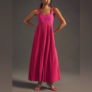 Anthropologie Mare Mare pink maxi dress